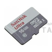 Карта памяти 16 Гб MicroSD SanDisk Class 10 Ultra Android UHS-I (100 Mb/s) без адаптера Карта памяти 16 Гб MicroSD SanDisk Class 10 Ultra Android UHS-I (100 Mb/s) без адаптера