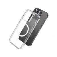 Чехол HOCO Magnetic series airbag, iPhone 16 Pro, прозрачный