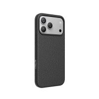 Чехол KEEPHONE LYCUCCI MAGSAFE SILICONE LEATHER CASE для iPhone 17 Air BLACK