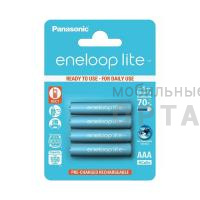 Аккумуляторная батарейка PANASONIC R03 eneloop lite BK-4LCCE/4BE (550mAh) (4 бл) (4/48/576) Аккумуляторная батарейка PANASONIC R03 eneloop lite BK-4LCCE/4BE (550mAh) (4 бл) (4/48/576)