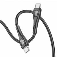 Кабель Type-C to Type-C Borofone BX98 Superior, 1m, PD 60W, черный
