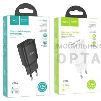 СЗУ, HOCO C88A, Star, 2400mA,  белый